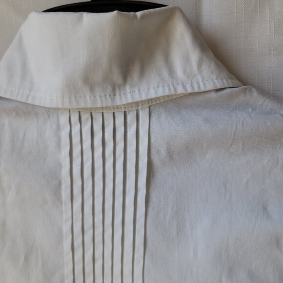 XOXO Vintage Victorian-Inspired White Fitted Blouse Romantic & Chic Women's M - Picture 4 of 15